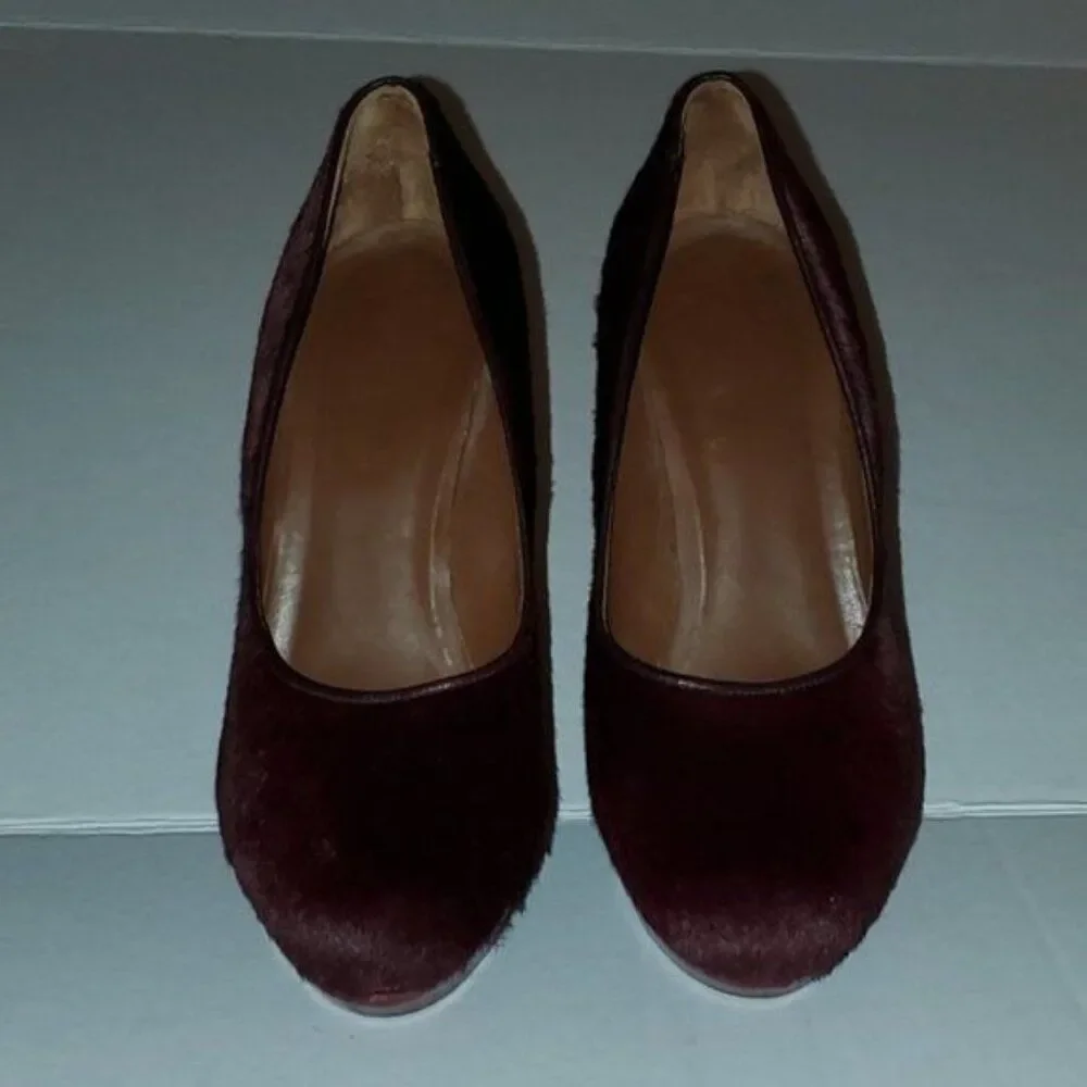 Donald J Pliner Heels Pumps Platform Leather Stilettos Red Women's WOMAN'S 9 ½